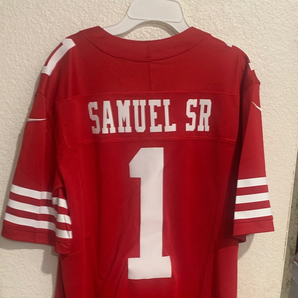 NFL Red and White Football Jerseys with Bold Numbering - Picture 4 of 12